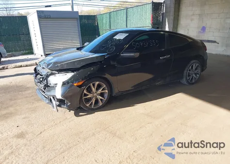 2019 Honda Civic Touring из США, поврежденный, VIN 2HGFC3B90KH355376